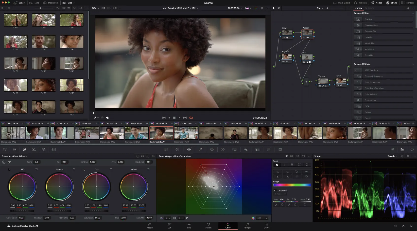 DaVinci Resolve Editing