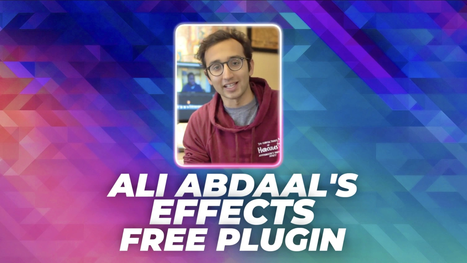 Ali Abdaal's Picture in Picture Effects Plugin for Free